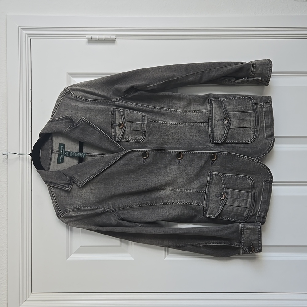 Lauren jean co denim jacket suit style jacket